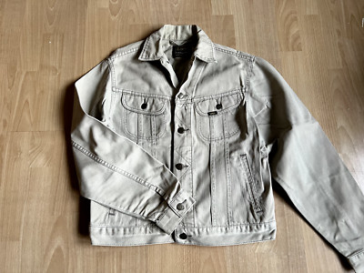 LEE -RIDER JACKET- HERREN JEANS JACKE GR.S BEIGE WRANGLER