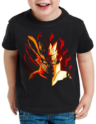 STYLE3 Feuer Fuchs Kinder T-Shirt ninja anime manga cosplay kakashi japan shippūden ova
