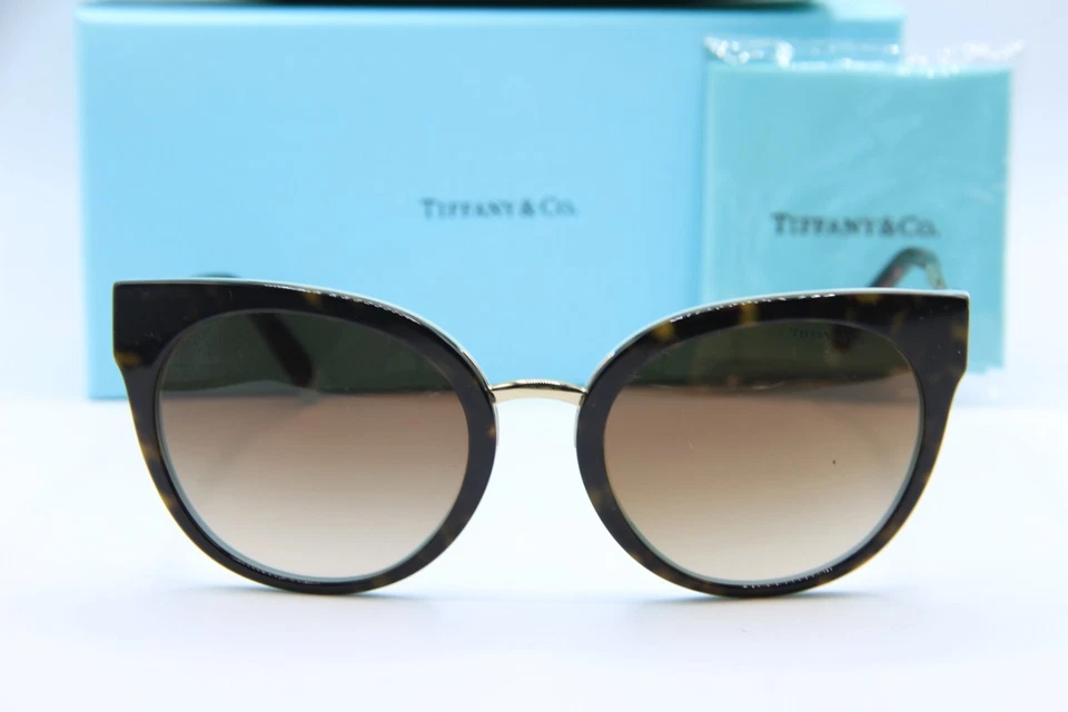NUEVAS GAFAS TIFFANY & CO. TF 4168 8134/3B HABANA DORADAS AUTÉNTICAS MARCOS 54-20 Foto 2 de 4