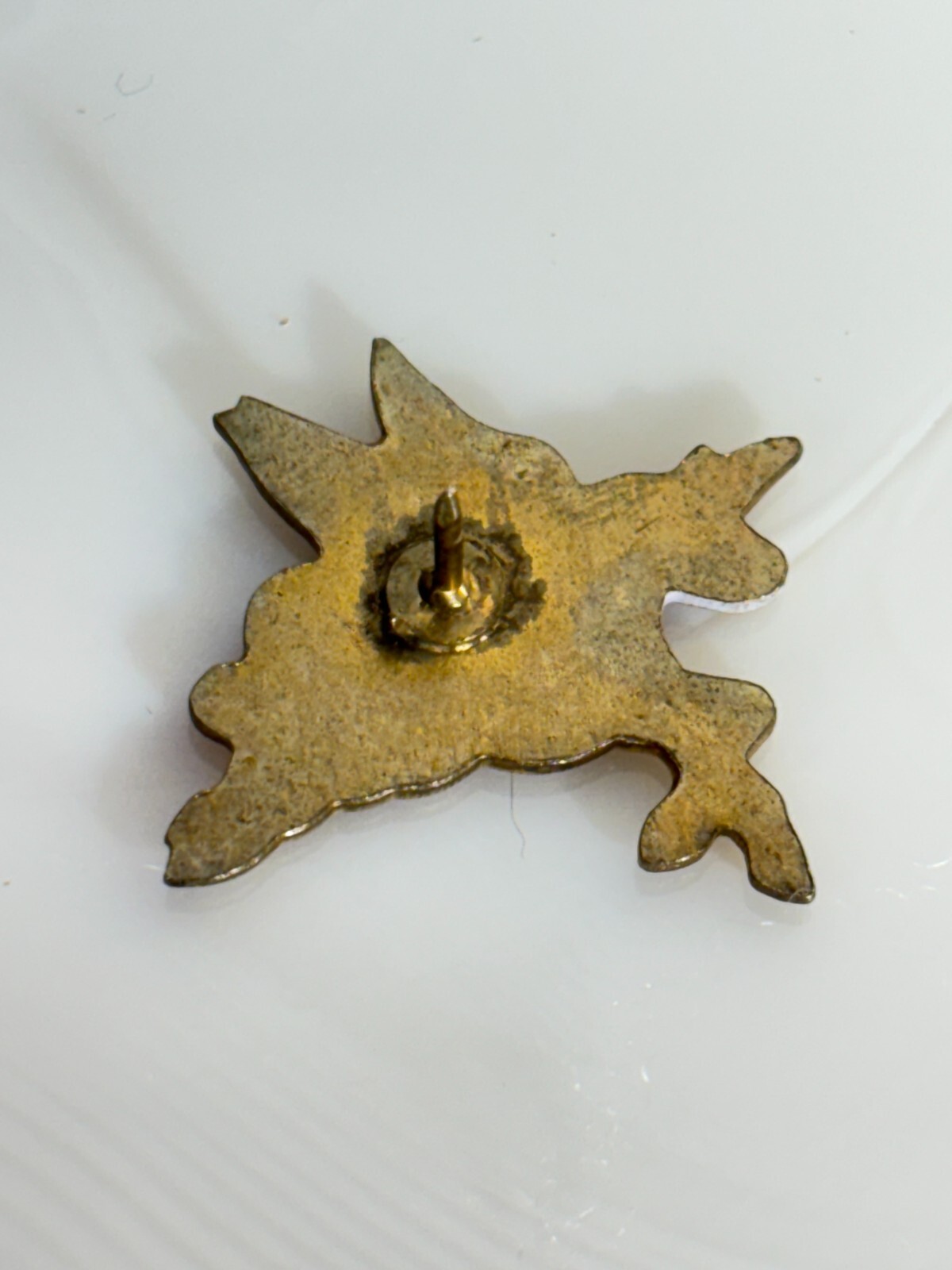 Vintage Flying Unicorn Enamel Pin, Rainbow Colors, Hat Lapel Bag Pin, 1"