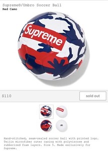 Supreme Soccer Ball | eBay