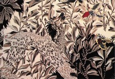 Carte postale postcard 10x15cm AUBUSSON CREUSE tapisserie Baquenié JEAN LURCAT