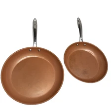 Gotham Steel Pro 9" & 11.5" Inch Fry Pans Nonstick Ceramic and Titanium Coating-