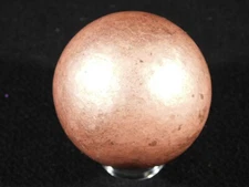 BIG! Super Heavy Solid COPPER SPHERE From Michigan 589gr