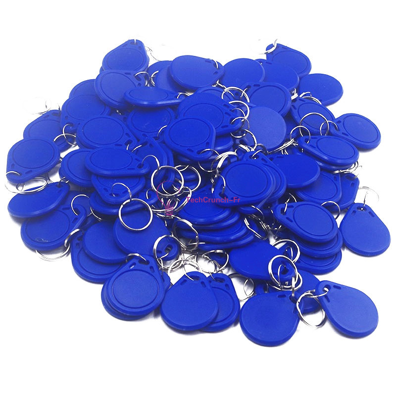 10 étiquettes RFID NFC 13,56 MHz Pour Arduino - Porte-clés Jeton Neuves, Origine Chine