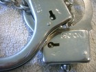 Metal Play Police Gag Joke Gift Hand Cuffs Party — photo 4