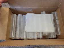 Lot of 10 Iris Clear Craft Photo Scrapbook Storage Case Containers 4x6 KP-PC57