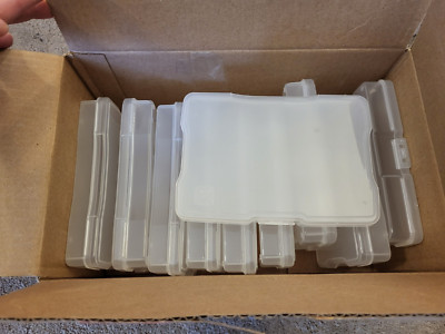 Lot of 10 Iris Clear Craft Photo Scrapbook Storage Case Containers 4x6 KP-PC57