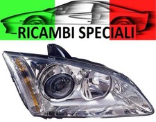 FARO FANALE PROIETTORE DX FORD FOCUS 2005-07/2007 XENON H1+H7 LENT. PRED.REG.EL.