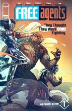 Free Agents 1 Cover A wraparound NM/MT NEW Unread 1st print 40 pages Kurt Busiek