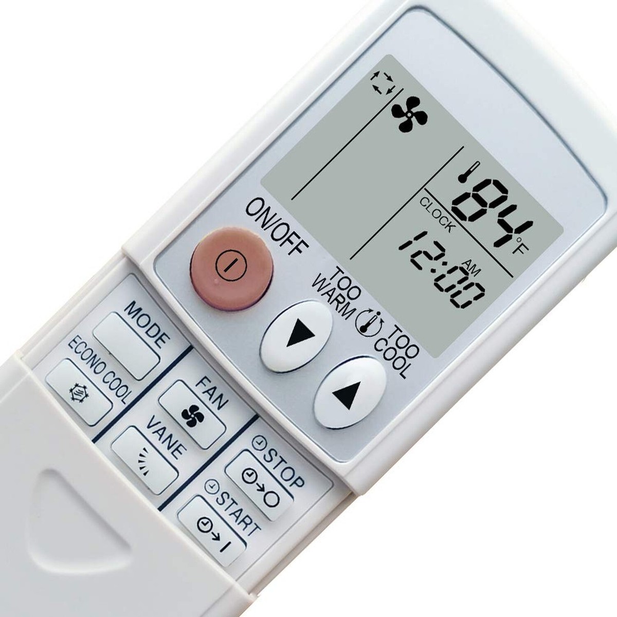 Replacement for Mitsubishi Electric Mr Slim E12E79426 Remote