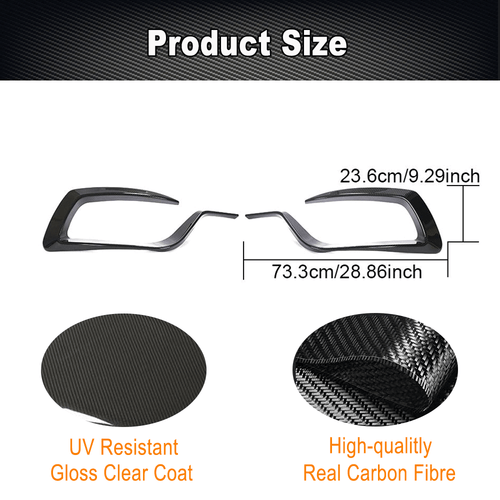 Aletas divisorias delanteras de carbono Flips Canard para Mercedes W447 clase V 2020 - Imagen 4 de 9
