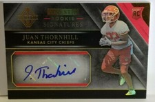  2019 Panini Majestic JUAN THORNHILL Majestic Rookie Signatures RC /99 9BA71
