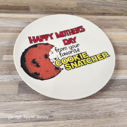 Mother's Day Plate Vintage Texas-Ware Good Gift For Mom From The Cookie Monster! - Picture 5 of 9