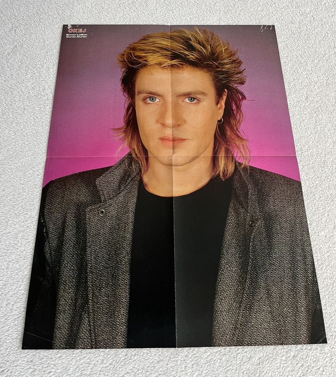 DURAN DURAN 1984 SIMON LE BON Swedish Poster Magazine Okej 1980s