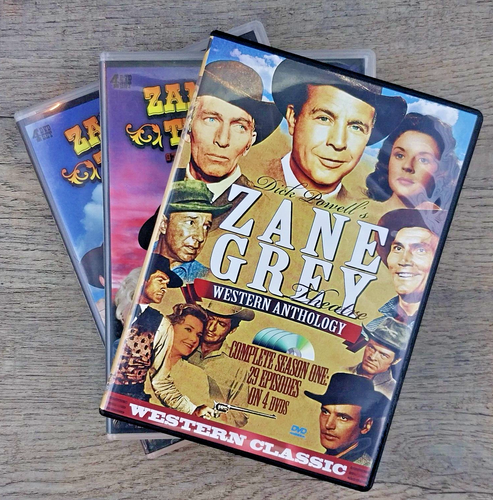 Zane Grey Theatre Seasons 1 2 3 DVD Sets - Dick Powell Western Anthology Series