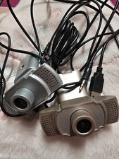 Set Of 2 Webcams Gray/ Light Pink 