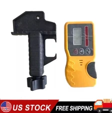 360° Universal Red Beam Rotary Laser Receiver Dual Display Detector US