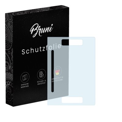 Bruni 2x Folie für Grandstream GRP2615 Schutzfolie Displayschutzfolie