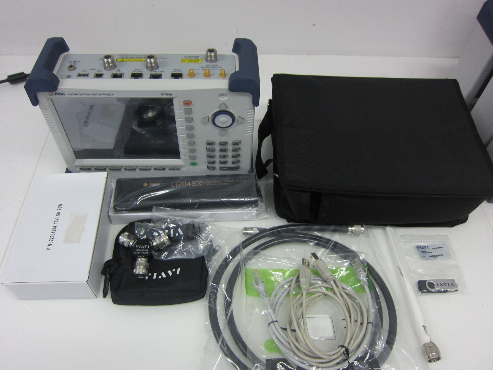 VIAVI JD785B CellAdviser Base Station Analyzer,8GHz, SG,CAA,LTE,CPRI 10G