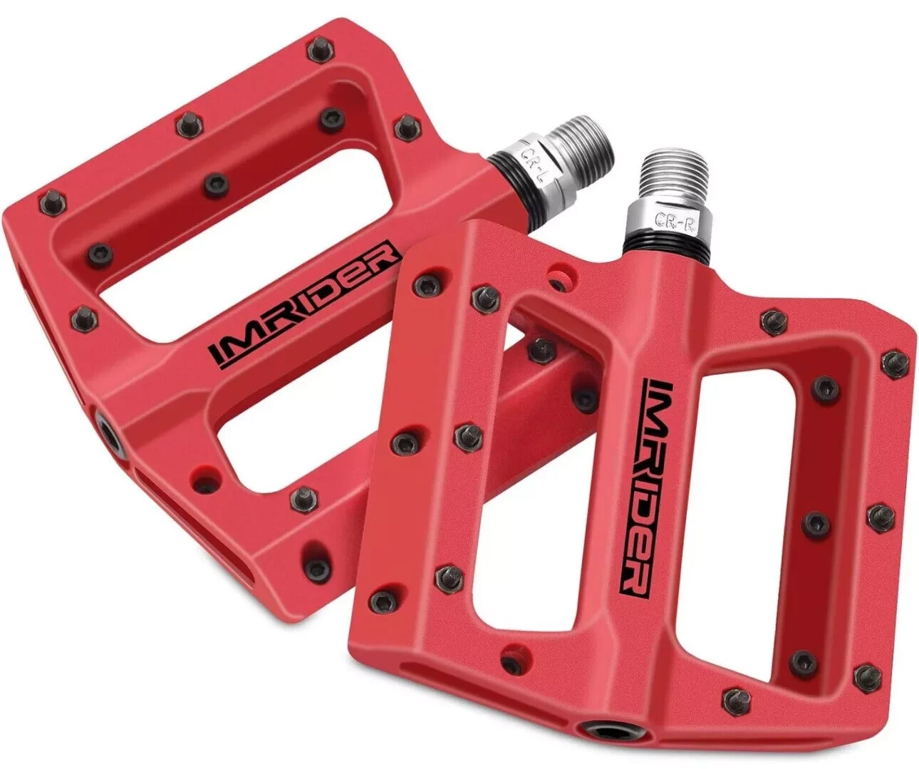 Imrider MTB Mountain Bike Pedals Lightweight Nylon Fiber 9/16 Inch For BMX Road 
