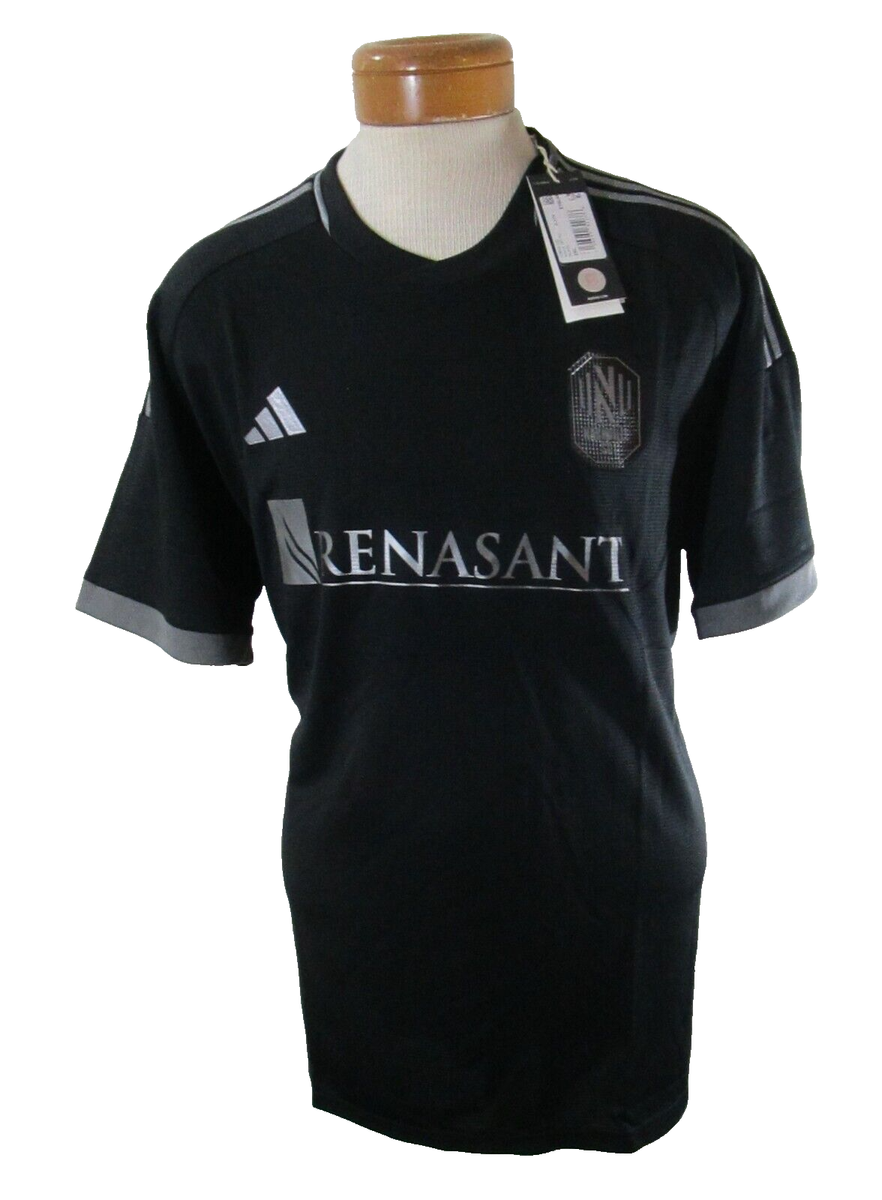 NWT Adidas Nashville SC 2023/24 Authentic Away Jersey 2XL Black IC9619 MSRP$150 NWT Adidas Nashville SC 2023/24 Authentic Away Jersey 2XL Black IC9619 MSRP$150