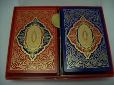 2 Pack Playing Cards-Redislip - In plastic case, Gold edged