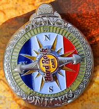 NICE EUROPEAN COMPASS SERIES NAVIGATION FRENCH FLAG Hard Rock Cafe 16 PIN LE20