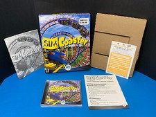 Sim Coaster PC Big Box Complete EA Games, 2000 Instructions Reg Card Inner Box