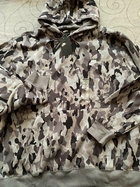 nike camo fleece
