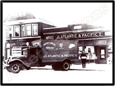 International Trucks New Metal Sign: A & P Grocery Store Atlantic & Pacific 