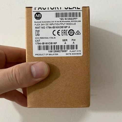 New Factory Sealed AB 1794-IB16XOB16P SER A Flex 24V DC Input/Output Module - Bild 1 von 1