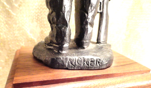 Statue étain Michael Ricker Billy The Kid 1992 collection western 598/1000 avec CO - Photo 8/16