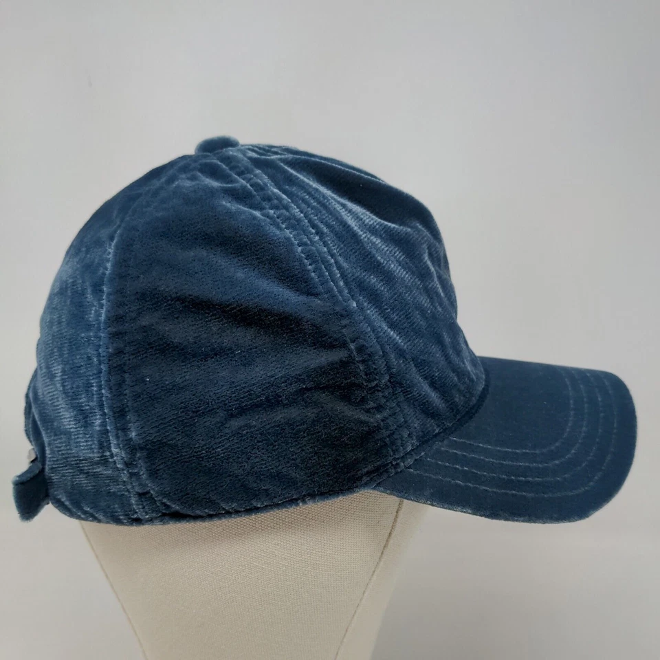 Gymboree Girl's Slideback Hat Blue Size M/L Velour Soft Polyester Blend Blank - Image 4 of 4