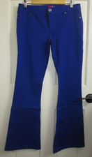 NWOT Bongo Blue Flared Jeans Junior Size 13 32x32 Back Pockets Stretch 107-33089