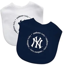 New York Yankees 2-Pack Bibs Baby Fanatics MLB