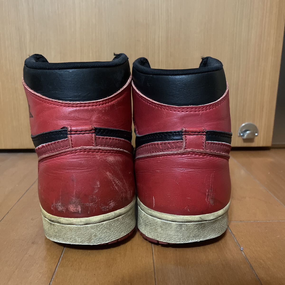 Nike Air Jordan 1 Bred US9.5 Made in China 1994 Vintage High Nike Air Jordan 1 Bred US9.5 Made in China 1994 Vintage High