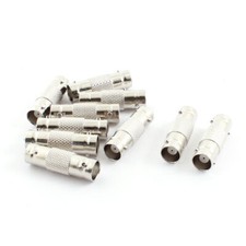 10 Pcs BNC Female to Female Coax Cable Connector Adapter for CCTV Camera