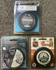 San Jose Sharks Puck Lot - Arena Numbered Owen Nolan All Star 1997 Vintage 