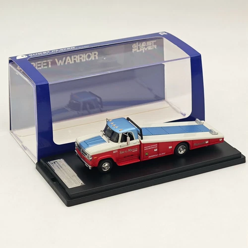 ARMA DA STRADA 1/64 1970 DODGE D300 RAMPA CAMION auto trasportatore modello pressofuso - Foto 3 di 8