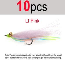 Carbon Steel Hook Fast Sink Fishing Flies for Bonefish Bass Trout Fishing Lure