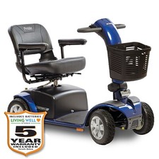 Pride Victory 10, 4-Wheel Mobility Scooter, With 5-Year Extended Warranty