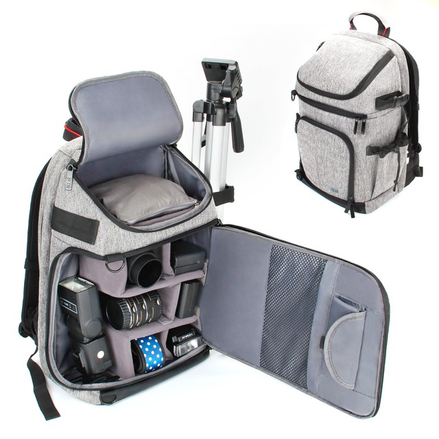 camera bag with laptop compartment