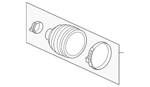 Kit de arranque exterior genuino GM 2013-2022 Chevrolet Buick LT con anillo de abrazaderas 95908469 Foto 2 de 3