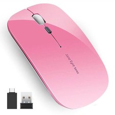 Uciefy Q5 Slim Rechargeable Wireless Mouse 2.4G Portable Optical Silent Ultra...