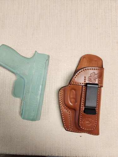 Braids Holsters PSA Dagger Micro Iwb brown leather holster - Picture 2 of 3