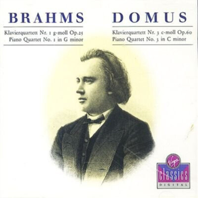 CD Brahms / Domus Quartett Piano Quartet No. 1 In G Minor, Op. 25 / Piano Quart