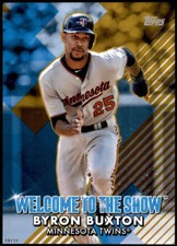 Byron Buxton 2022 Topps 5x7 Welcome to the Show Gold #WTTS-34 6/10 Twins