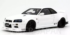 OttOmobile 1/18 Nissan Skyline GT-R (BNR34) by KRC 2019 (White) OTM1135 JDM