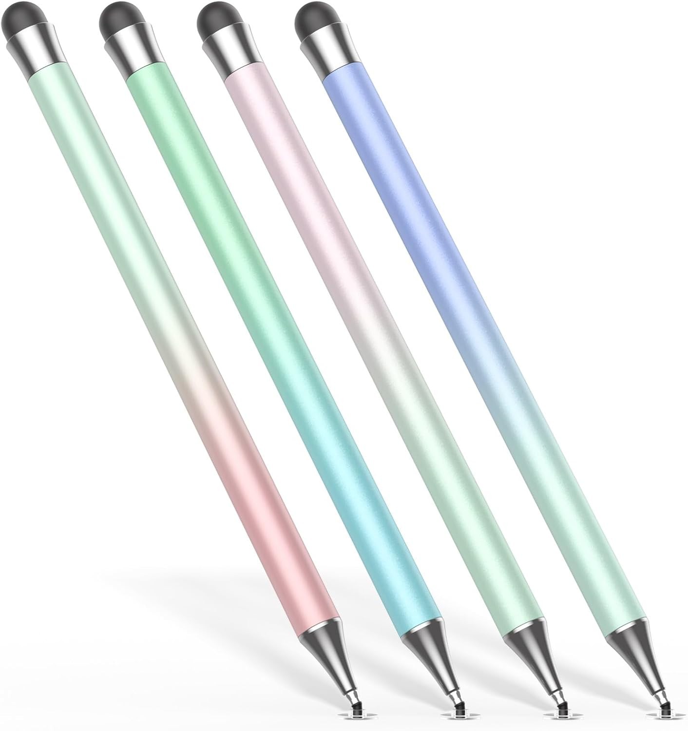 2-in-1 Stylus Pen for Touch Screens with Sensitivity Control in Macaroon Colors-image